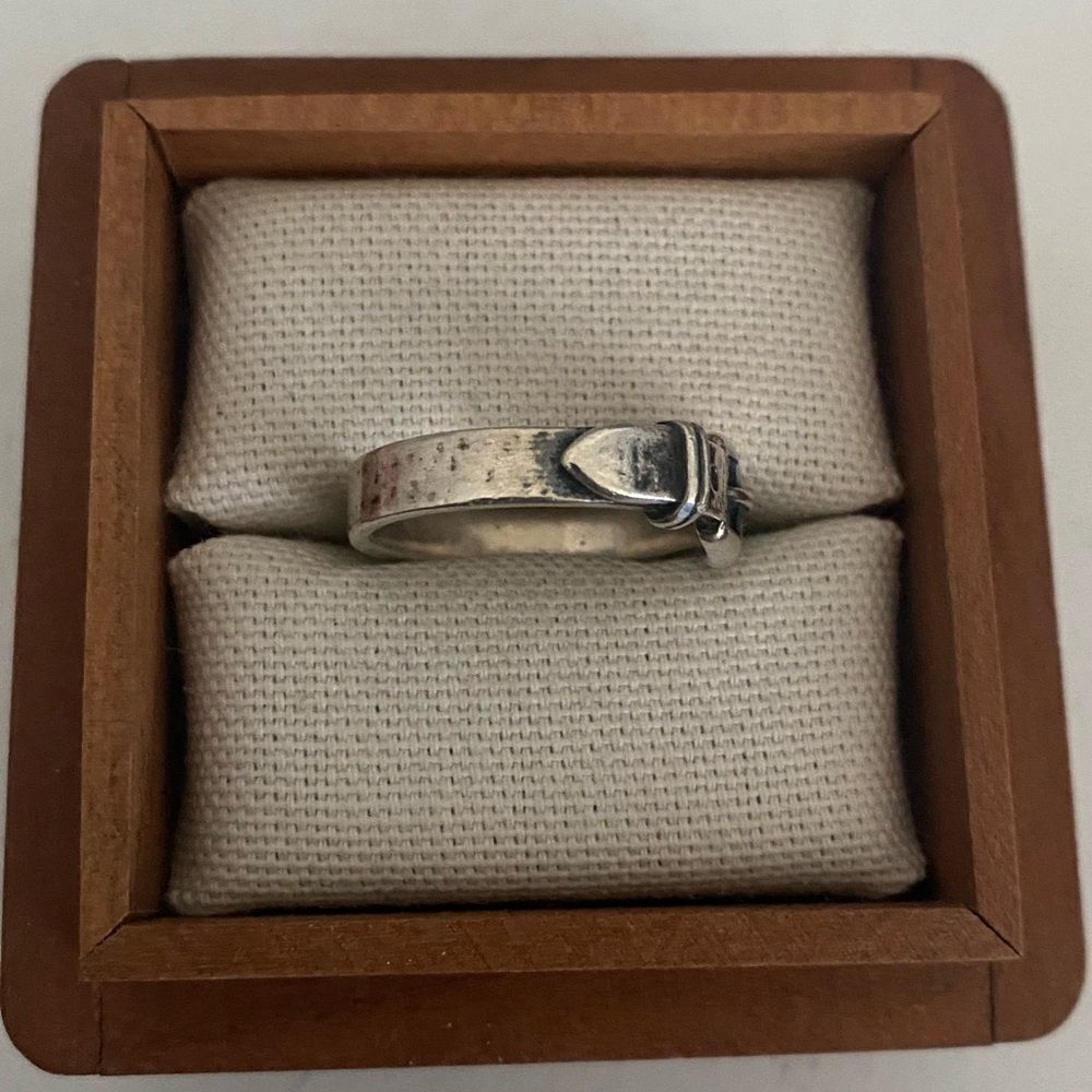 James Avery Retired Belt Buckle Ring - Picture 2 of 5